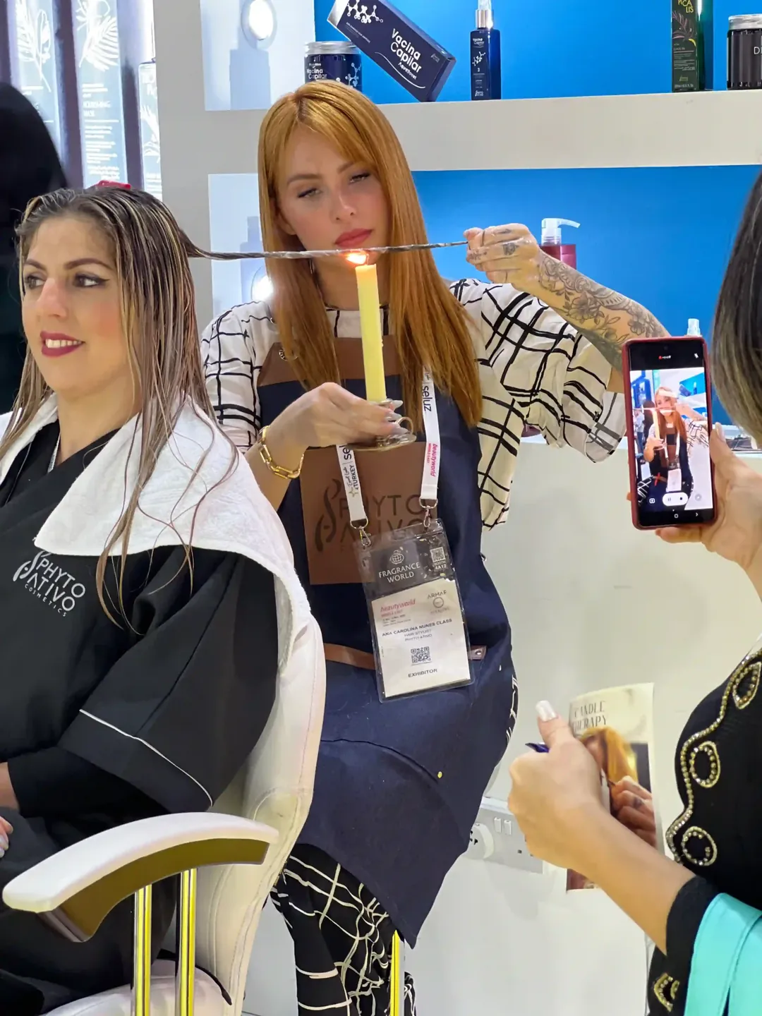Aplicação da técnica Candle Therapy